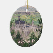 Décoration En Céramique Château Retro Neuschwanstein en Allemagne (Droite)