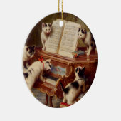 Décoration En Céramique Chatons et piano (Droite)