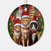 Décoration En Céramique Chats mignons (Gauche)