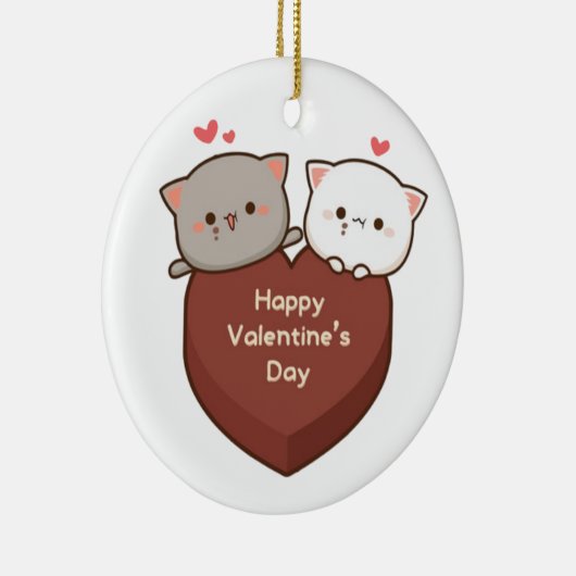 Décoration En Céramique chats mochi mignons (Droite)