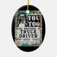 Chauffeur de camion - Funky Vintage Retro