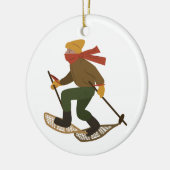 Décoration En Céramique Chaussure à neige (Gauche)