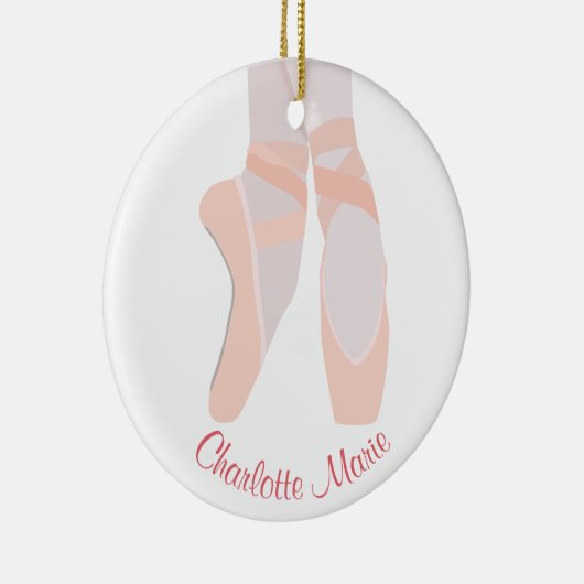 Décoration En Céramique Chaussures Ballerina Toe personnalisées (Droite)