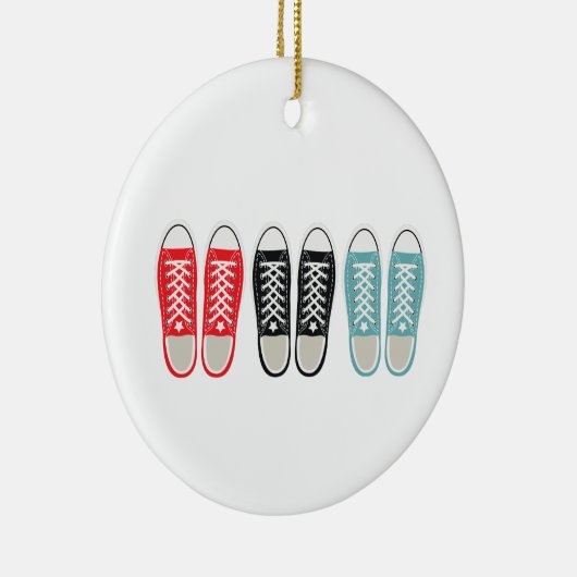 Décoration En Céramique Chaussures Grunge (Droite)