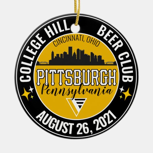 Décoration En Céramique CHBC Pittsburgh (Devant)