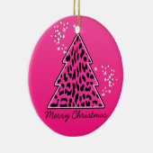 Décoration En Céramique Cheetah Leopard rose Arbre de Noël (Droite)