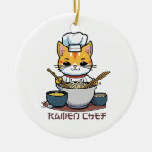 Décoration En Céramique Chef de Ramen (Devant)