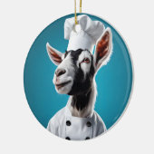 Décoration En Céramique Chef Goat (Gauche)