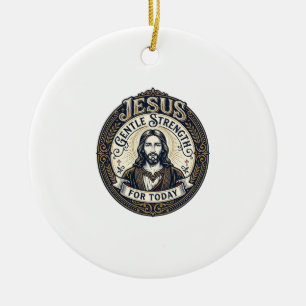 Décoration En Céramique Chemise de soignant pour la mémoire de Jésus Alzhe