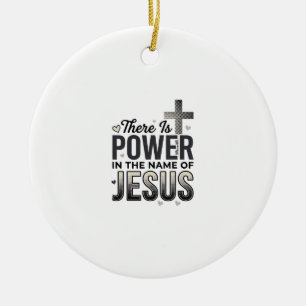 Décoration En Céramique Chemise de typographie vintage religieuse Jésus Pu