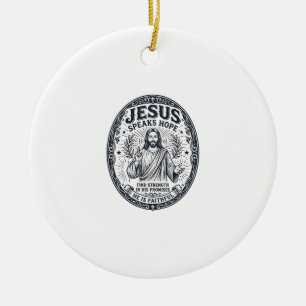 Décoration En Céramique Chemise d'inclusion de la communauté sourde Jésus
