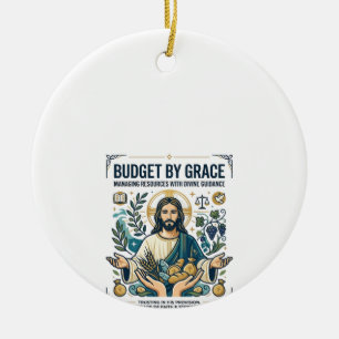 Décoration En Céramique Chemise Jésus Paix Financière Voyage Sans Dette Ch