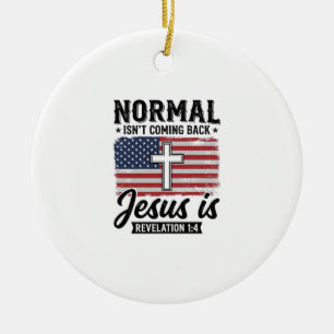 Décoration En Céramique Chemise Révélation Jésus Normal Ne Revient Pas_1
