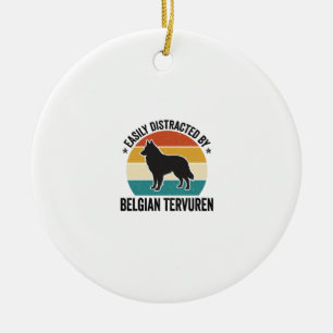 Décoration En Céramique Chemise vintage pour amateur de Tervuren belge Des