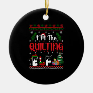 Décoration En Céramique Chemises de Noël ELF en suspension