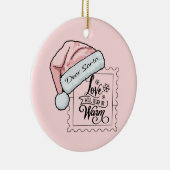 Décoration En Céramique Cher Père Noël mignon Noël personnalisé (Droite)