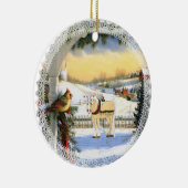 Décoration En Céramique Cher Père Noël Ornament (Droite)