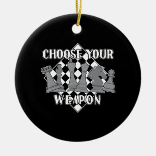 Décoration En Céramique Chess Piece Game Strategy Venin A Chess Player