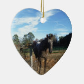 Décoration En Céramique Cheval brun Coco et Crème (Droite)