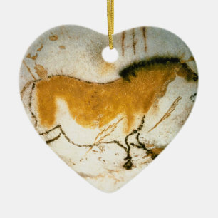 Décoration En Céramique Cheval chinois, peintures rupestres de Lascaux
