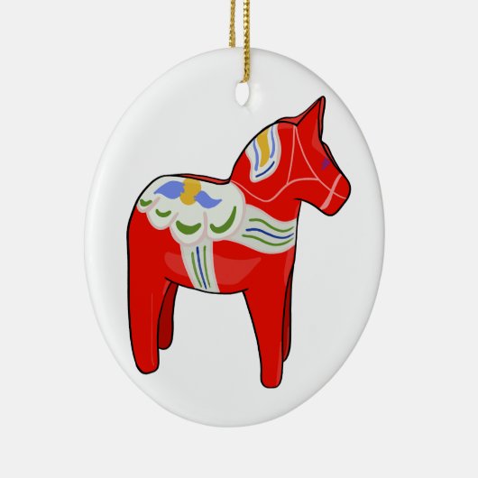 Décoration En Céramique Cheval dalécarlien (Droite)