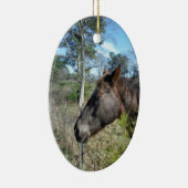 Décoration En Céramique Cheval de couleur Coco et Crème (Droite)