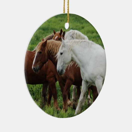 Décoration En Céramique Cheval de trait (Droite)