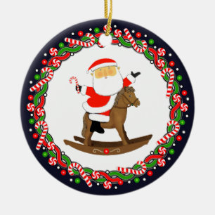 Décoration En Céramique Cheval Equestre cadeau de vacances