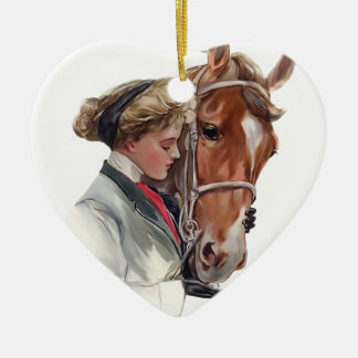 Décoration En Céramique Cheval favori