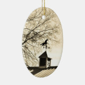 Décoration En Céramique Cheval Météo Vane sepia (Droite)