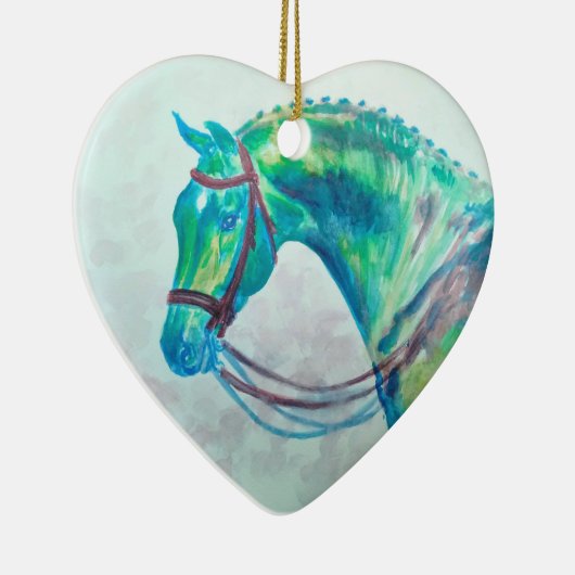 DÉCORATION EN CÉRAMIQUE CHEVAL - PROCHER - DH (Droite)