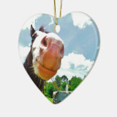 Décoration En Céramique Cheval souriant (Gauche)