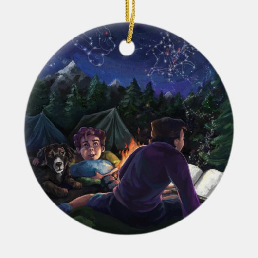 Décoration En Céramique Chevaliers d'été (Devant)