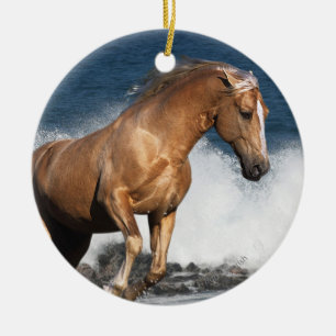 Décoration En Céramique Chevaux d'imaginaire : Éclaboussure d'été