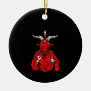 Décoration En Céramique Chèvre antichrist de Blackcraft Satan Baphomet