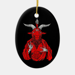 Décoration En Céramique Chèvre d'Antichrist de Blackcraft Satan Baphomet