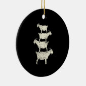 Décoration En Céramique Chèvre Retro (Droite)