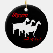 Décoration En Céramique Chèvres laitières (Dos)