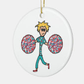 Décoration En Céramique Chevron (Gauche)