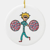 Décoration En Céramique Chevron (Dos)