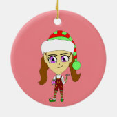 Décoration En Céramique chibi elf (Dos)