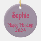 Décoration En Céramique Chibi Kawaii Kitten Purr parfaitement adorable en  (Dos)