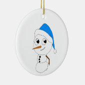 Décoration En Céramique chibi snowman (Droite)