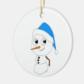 Décoration En Céramique chibi snowman (Gauche)