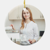 Décoration En Céramique Chic Dental School Diplôme sur mesure Noël (Dos)