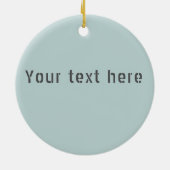 Décoration En Céramique Chicago Latitude Longitude personnalisée (Dos)