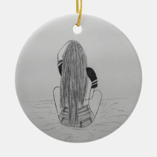 Décoration En Céramique Chick de base (Devant)