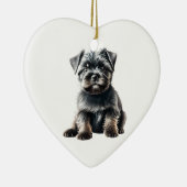 Décoration En Céramique Chien Affenpinscher personnalisé de compagnie (Droite)
