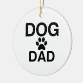 DÉCORATION EN CÉRAMIQUE CHIEN DAD PAW (Gauche)