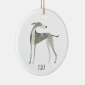 Décoration En Céramique Chien de Greyhound (Droite)